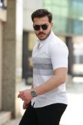 Erkek Desenli Kısa Kollu Gömlek resmi